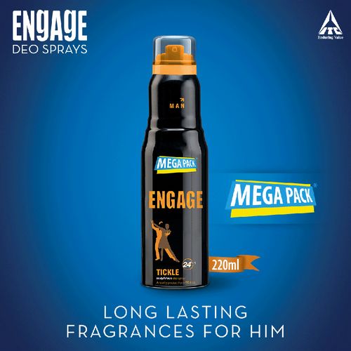 Engage Tickle Deo Spray, 220 ml