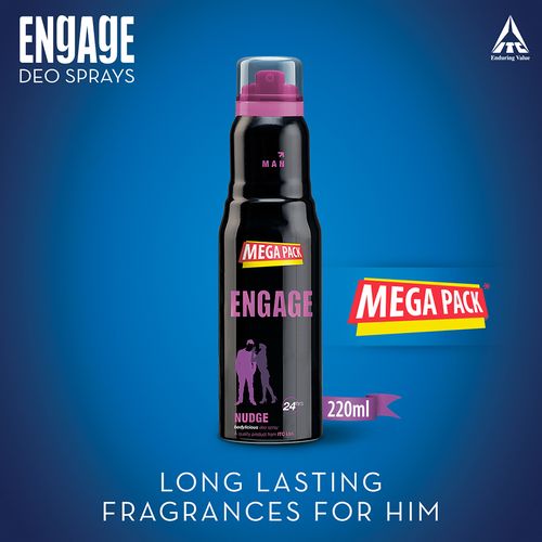 Engage Nudge Deo Spray, 220 ml 