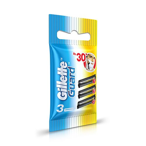 Gillette Guard - Cartridges, 3 pcs Pouch