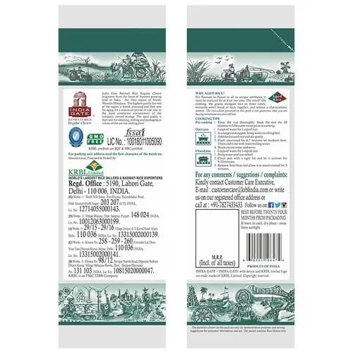 India Gate Basmati Rice - Regular Choice, 5 Kg