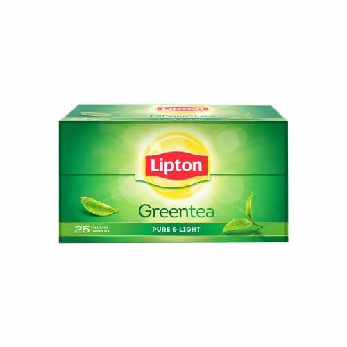 Lipton Pure & Light Green Tea Bags, 32.5 g (25 Bags x 1.3 g each)