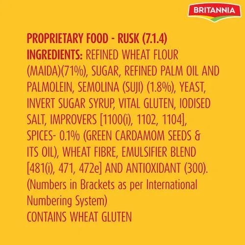 Britannia Bake Rusk Toast, 200 g