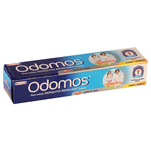 Odomos Cream - Non-Sticky Mosquito Repellent, 50 g Tube