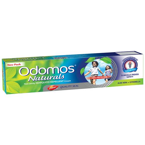 Odomos Naturals Non-Sticky Mosquito Repellent Cream, 100 g Carton 
