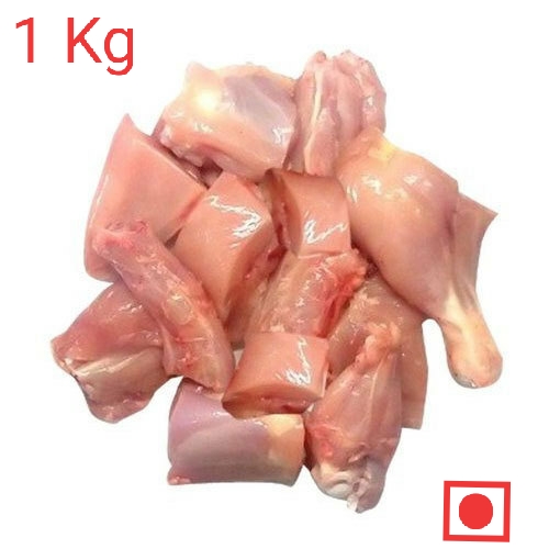 Chicken fresh meat cut pieces - 1kg