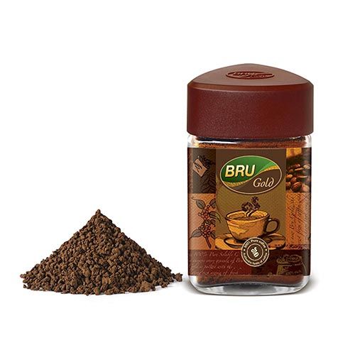 Bru Instant Coffee - Gold, 50 g Bottle