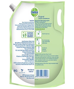 Dettol Hand Wash Liquid Refill - Original, 1.5 L