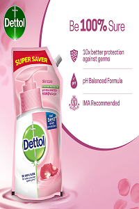  Dettol Hand Wash Liquid Refill - Skincare, 750 ml Pouch