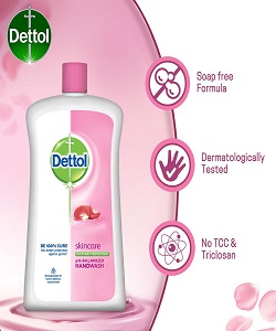 Dettol Hand Wash Liquid Refill - Skincare, 900 ml Refill Jar