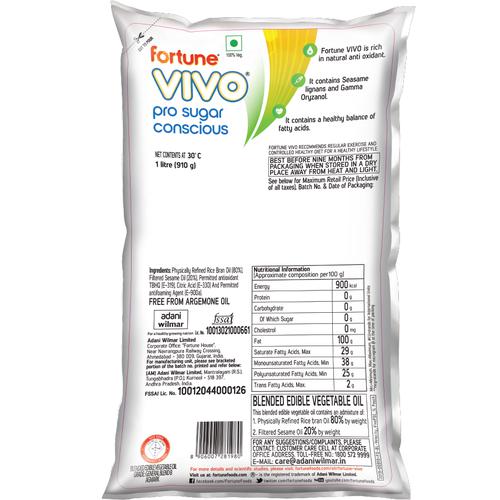 Fortune Vivo Oil, 1 L Pouch