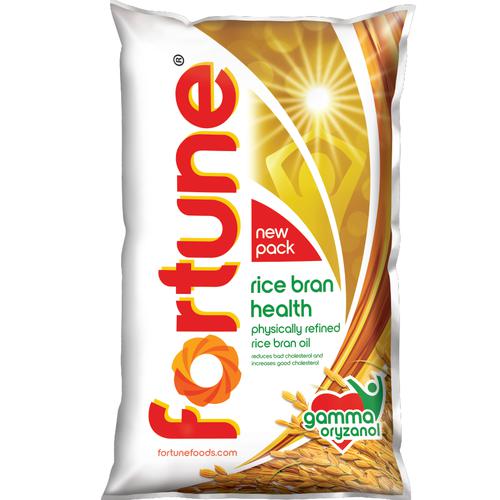 Fortune Rice Bran Oil, 1 L Pouch