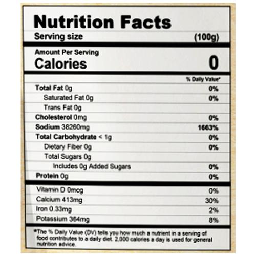 Organic Tattva Rock Salt - Natural, 500 g Pouch