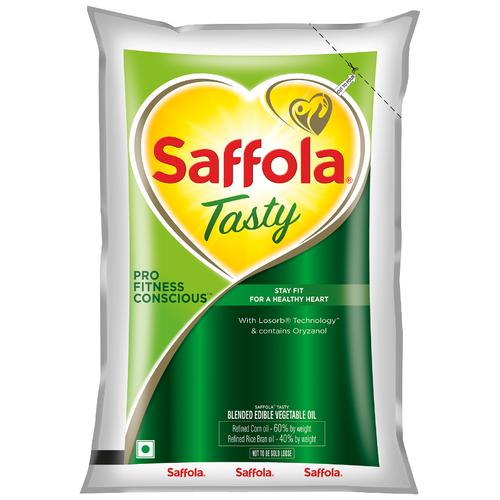 Saffola Tasty - Pro Fitness Conscious Edible Oil, 1 L Pouch