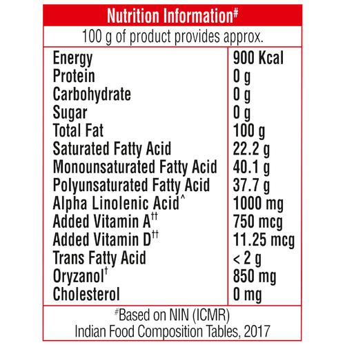Saffola Active - Pro Weight Watchers Edible Oil, 1 L Pouch