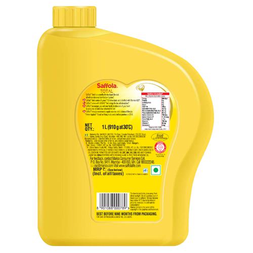 Saffola Total - Pro Heart Conscious Edible Oil : Get 1 L Pouch Free, 5 L Jar