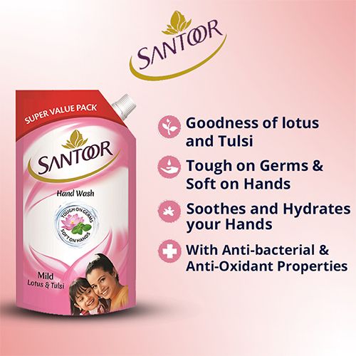  Santoor Handwash Mild, 750 ml