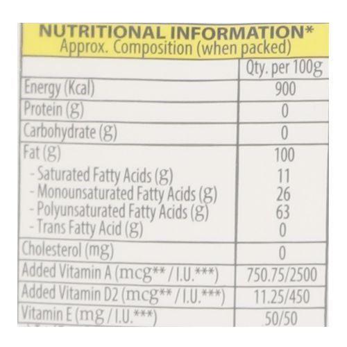 Sundrop Super Lite Advanced - Sunflower Oil, 1 L Bottle