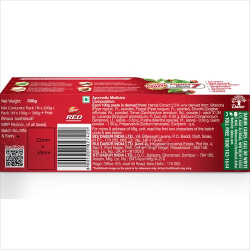 Dabur Red Ayurvedic Paste, 300 g