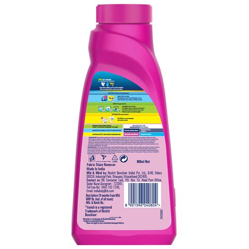 Vanish Liquid - Expert Stain Removal Laundry Additive, 800 ml Can