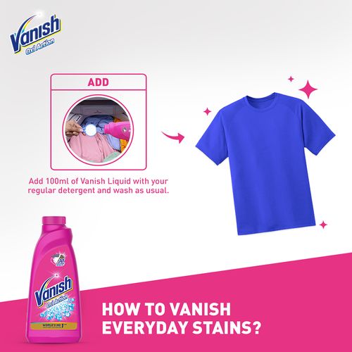 Vanish Liquid - Expert Stain Removal Laundry Additive, 800 ml Can